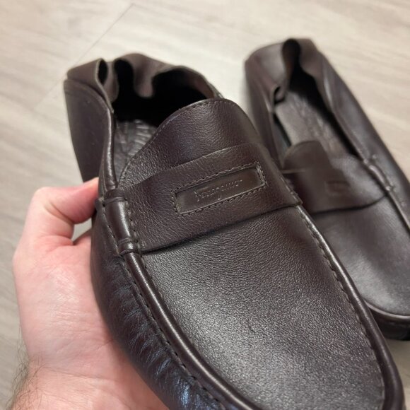 Salvatore Ferragamo Sport House Loafers Size 9.5 Color Brown - Picture 2 of 7